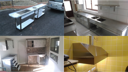 inox ugostiteljska oprema haube sudopere mesarski panjevi garbovi srbija mojabaza