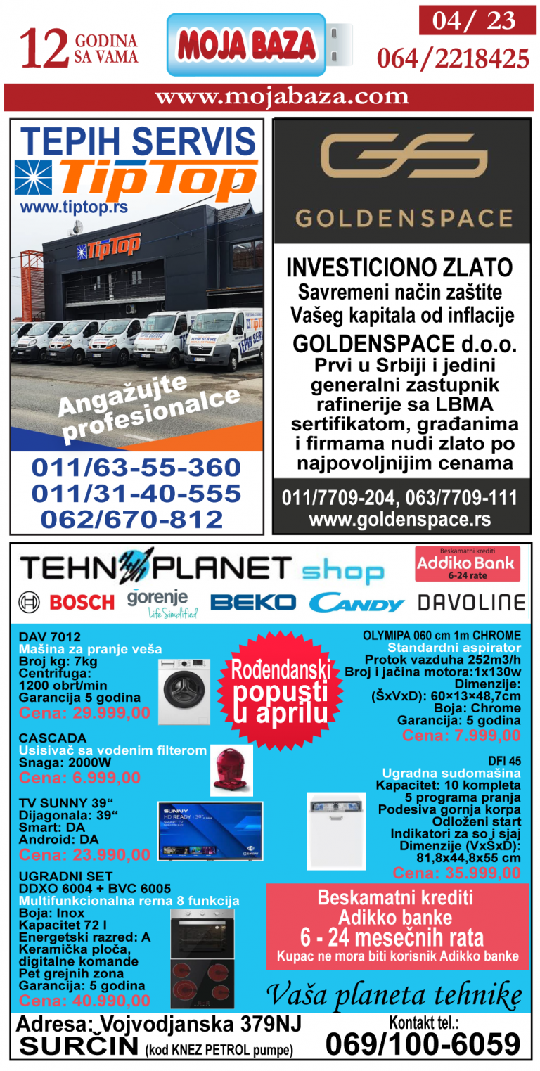 #1marketing stampani promotivni reklamni stampa oglasi flajeri digitalni elektronski katalog najnovije surcin beograd mojabaza 1