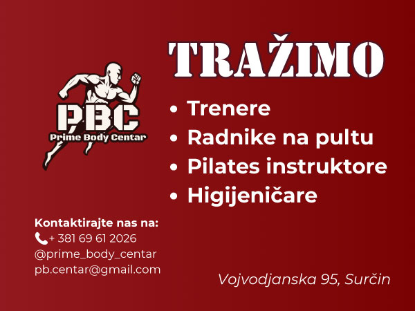 !1-surcin-oglasi-konkursi-biro-poslovi-oglasizaposao-trazimposao-tražimposo-radnici-higijenicari-fir+tnesinstruktor-PRIME-BODY-CENTAR-mojabazacom